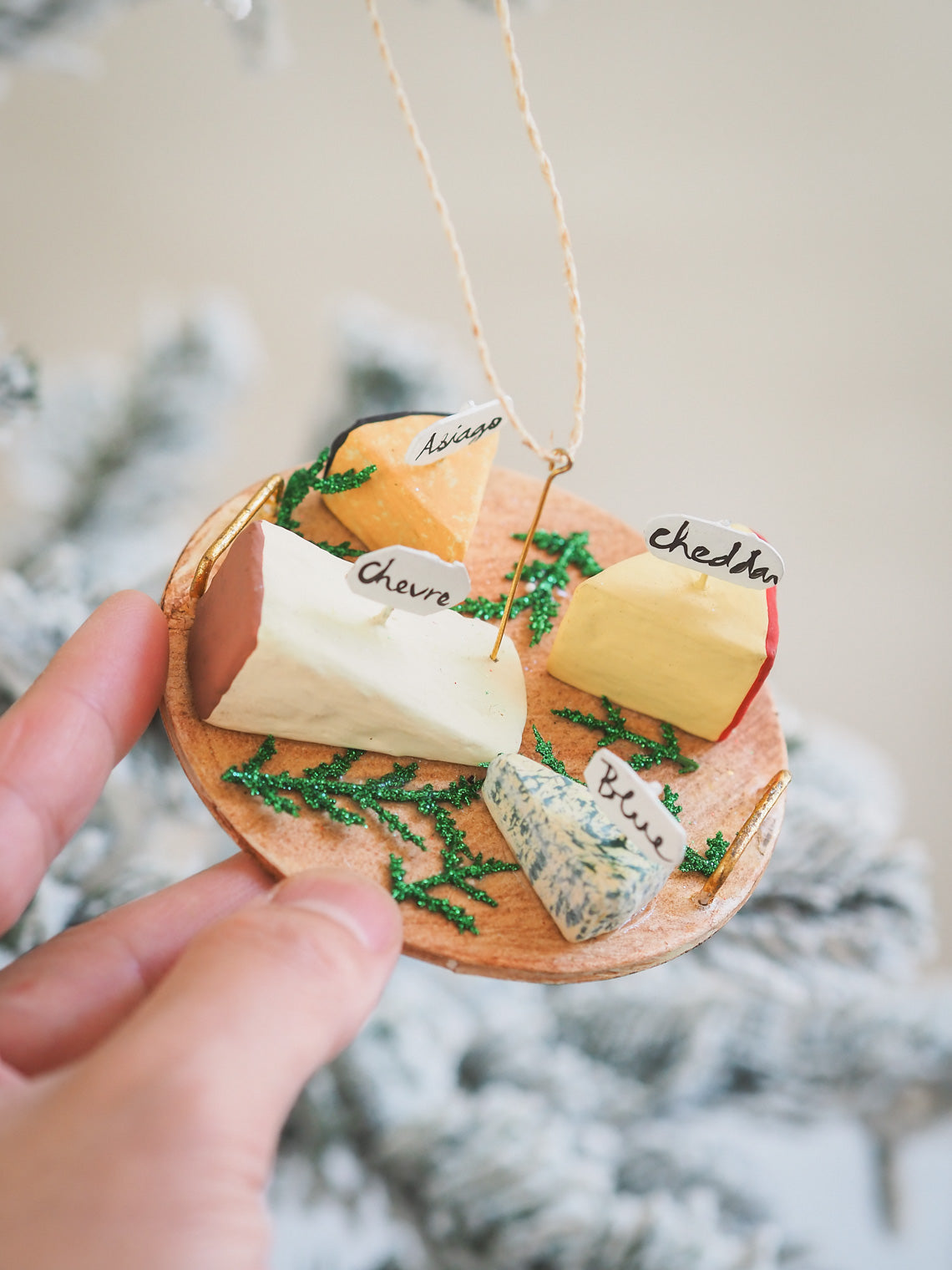 Cheese Plate Ornament