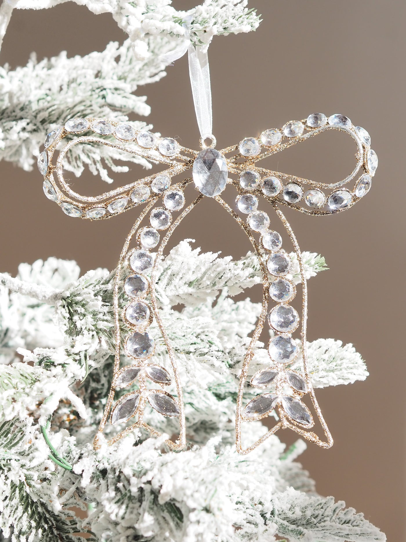 Jewelled Bow Ornament