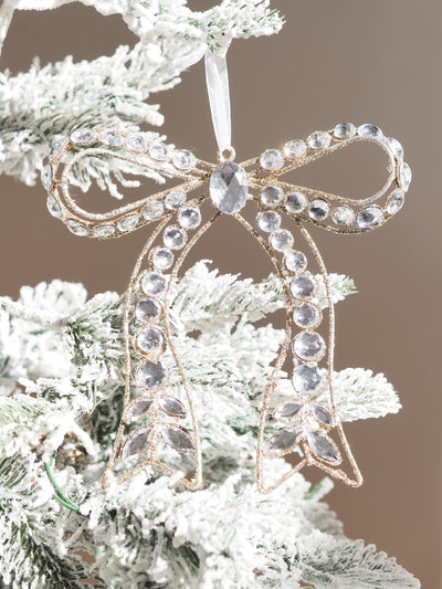 Jewelled Bow Ornament