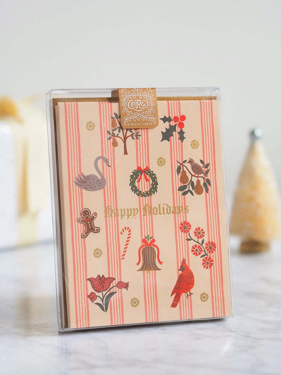 Happy Holidays Yuletide Card Boxed Set