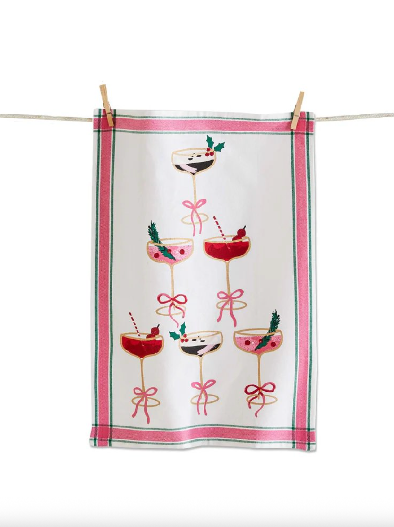 Cocktail Tower Tea Towel