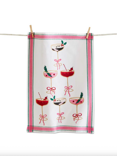 Cocktail Tower Tea Towel
