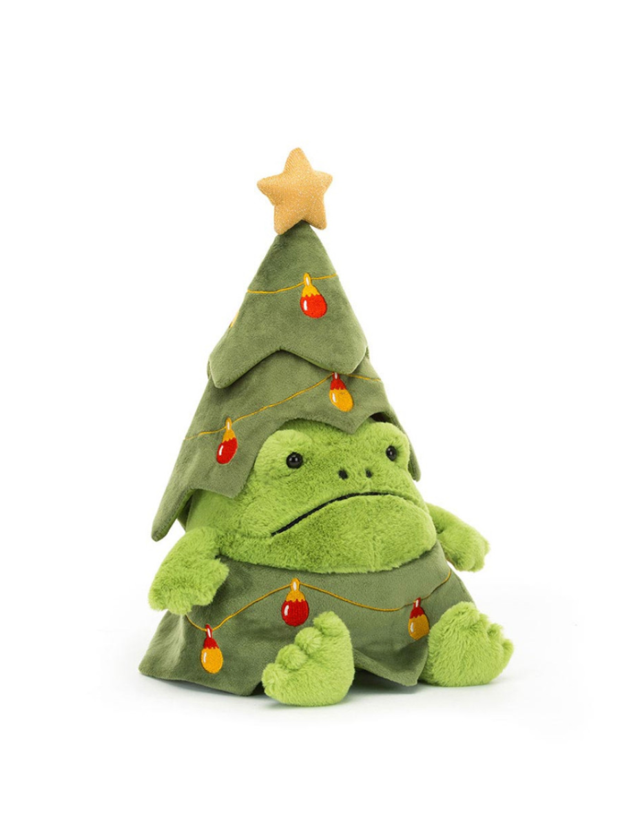 Jellycat Christmas Tree Ricky Rain Frog