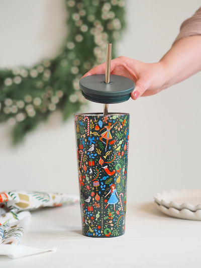 Green Nutcracker Cold Cup 24 oz