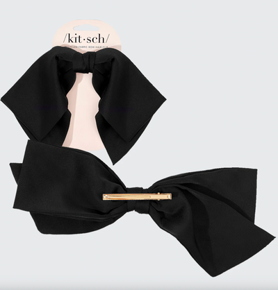Black Bow Hair Clip - The Cross Decor & Design
