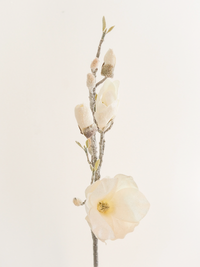Iced Magnolia Stem - The Cross Decor & Design