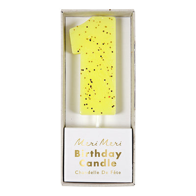 Number 1 Candle - The Cross Decor & Design