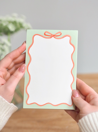 Ribbon Notepad - The Cross Decor & Design