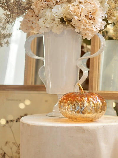 Glass Decorative Pumpkin