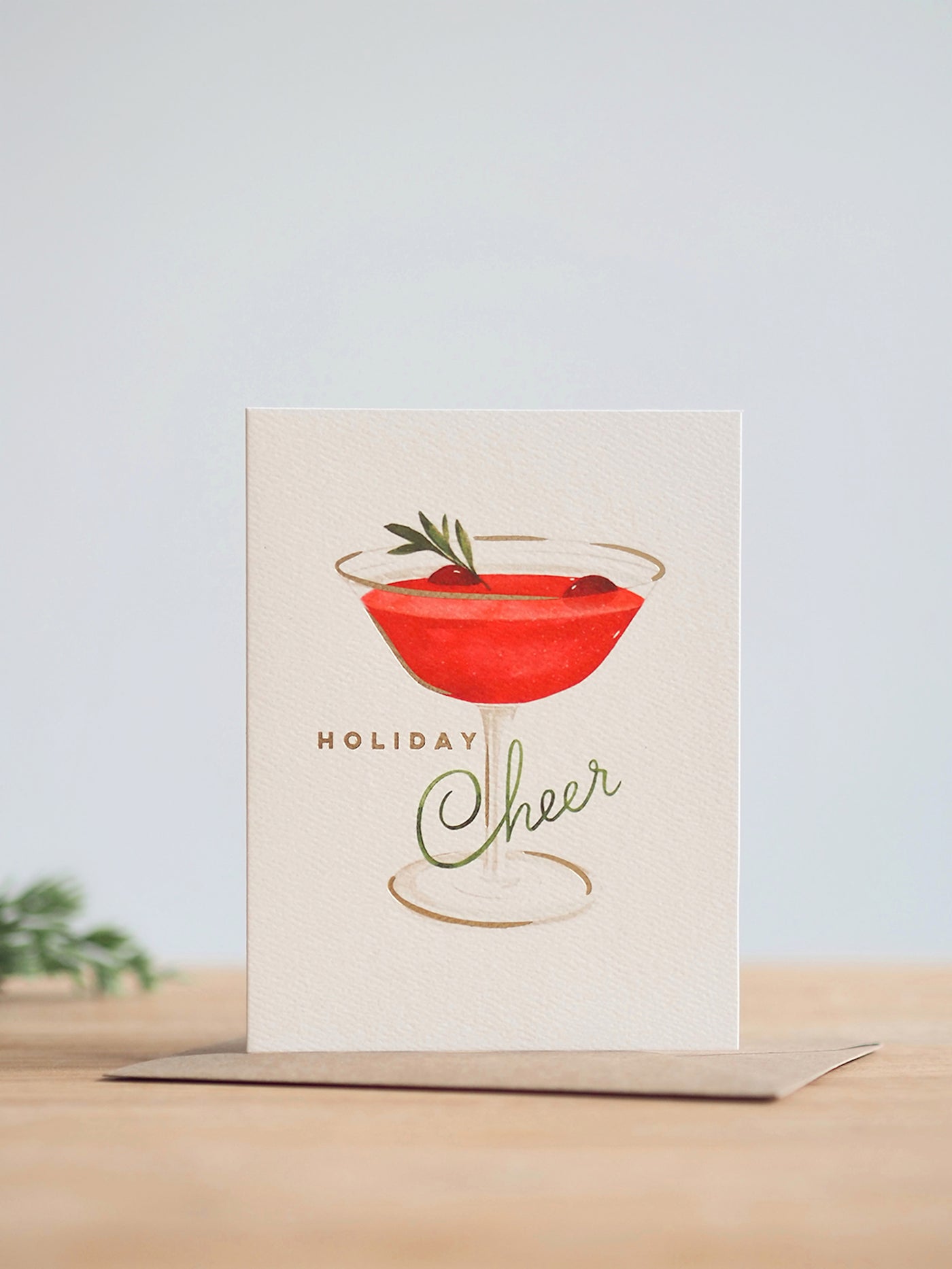 Holiday Cheer Cocktail Card