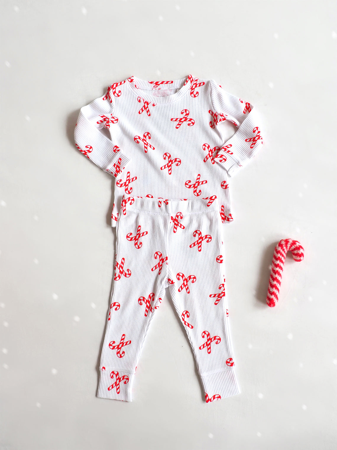 Red Candy Canes Loungewear Set