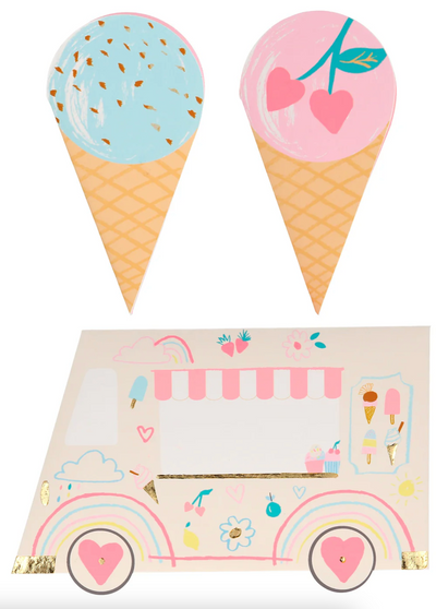 Ice cream Cards & Friendship Bracelets - The Cross Decor & Design