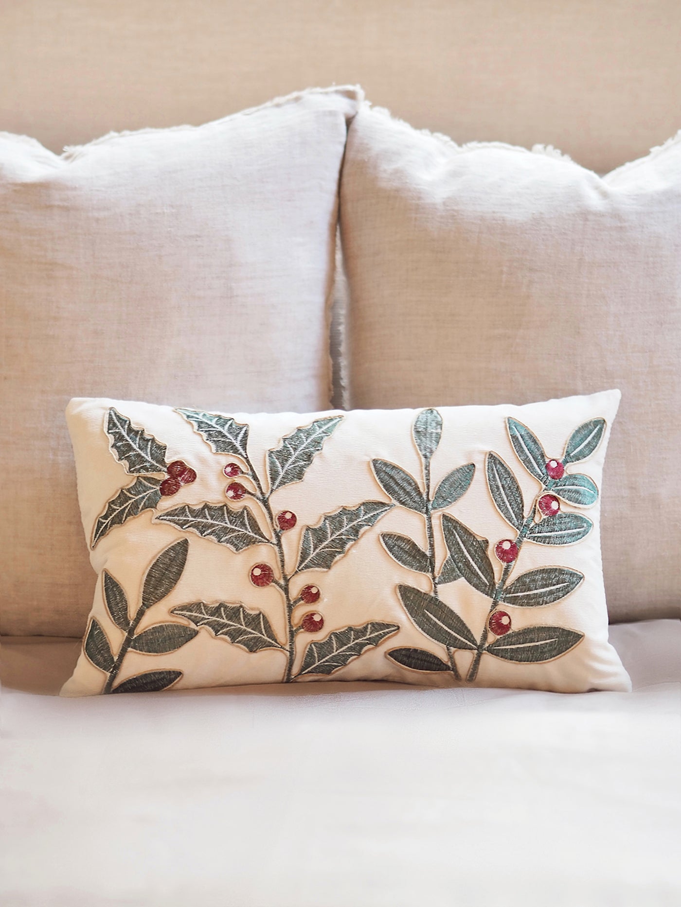 Holly Pillow | 12x20 - The Cross Decor & Design