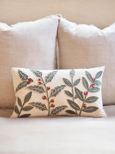 Holly Pillow | 12x20 - The Cross Decor & Design