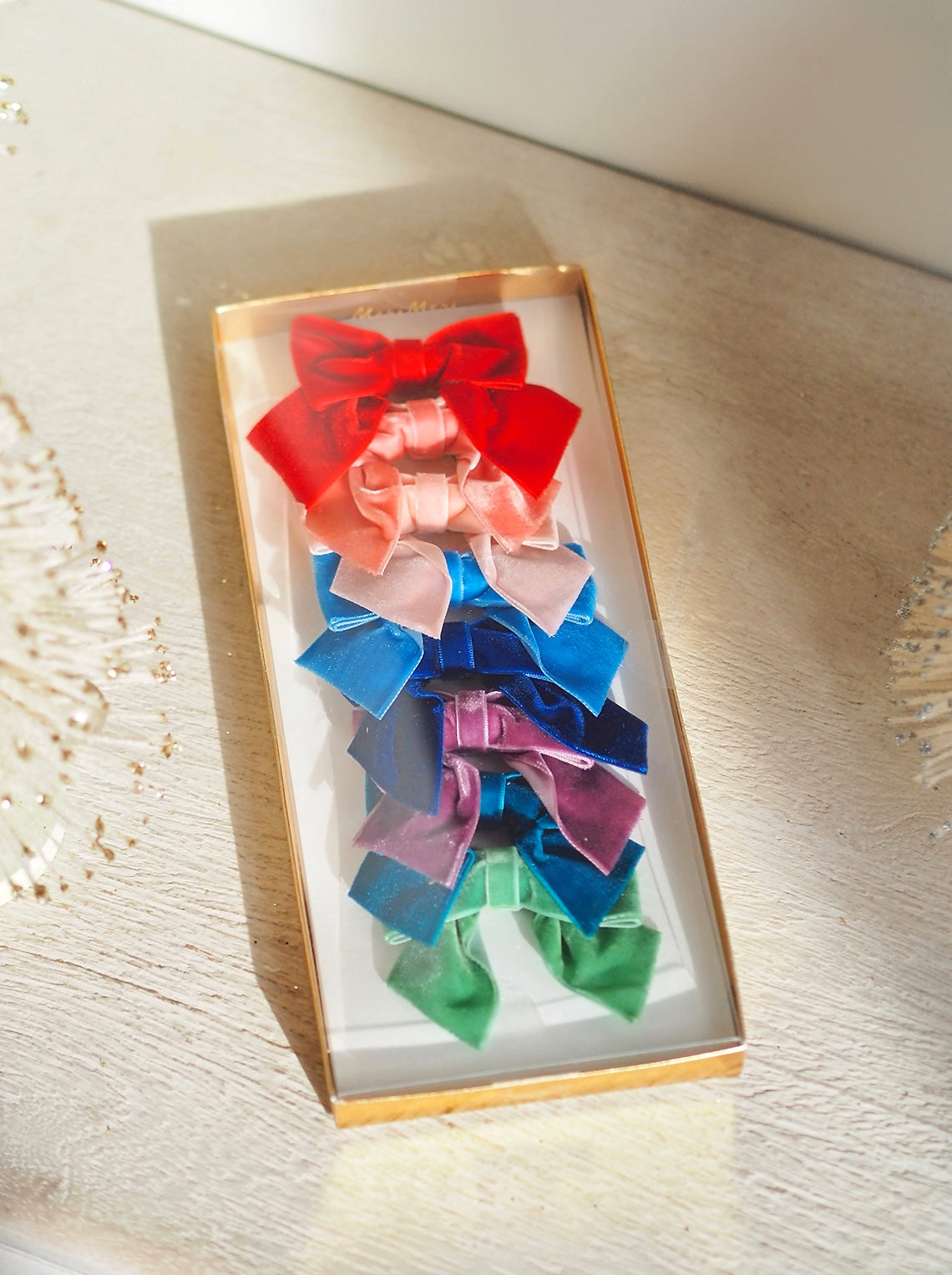 Radiant Velvet Bow Hair Clips