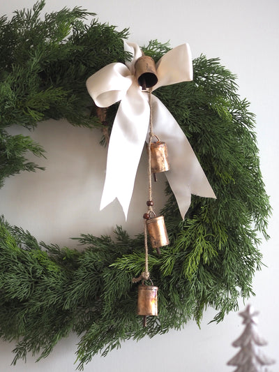 Hanging Bells w/ Wood Beads - The Cross Decor & Design
