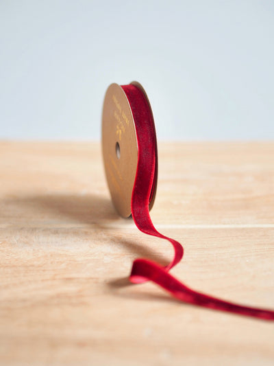Velvet Thin Ribbons 5Y - The Cross Decor & Design