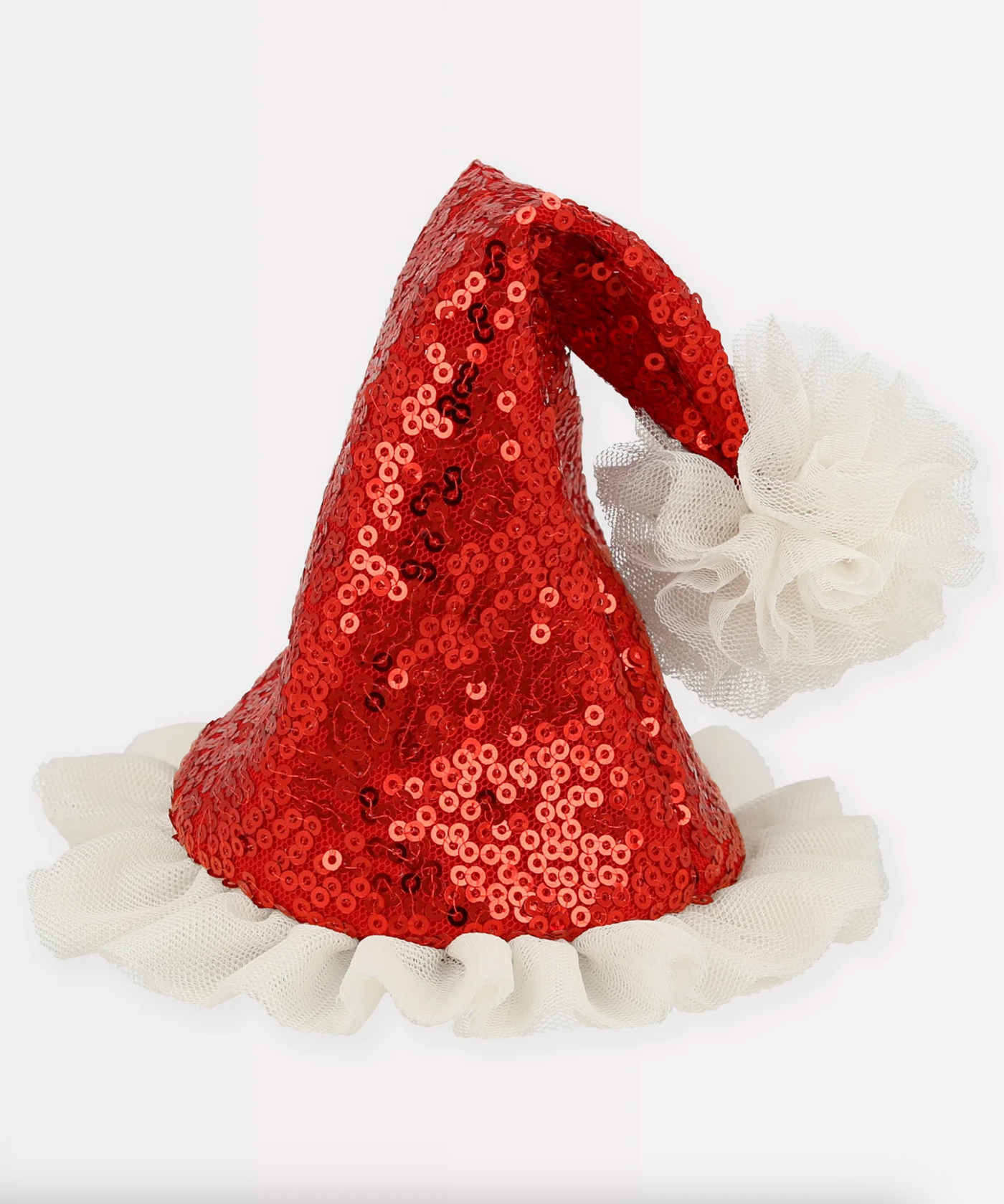 Sequin Santa Hat Hair Clip
