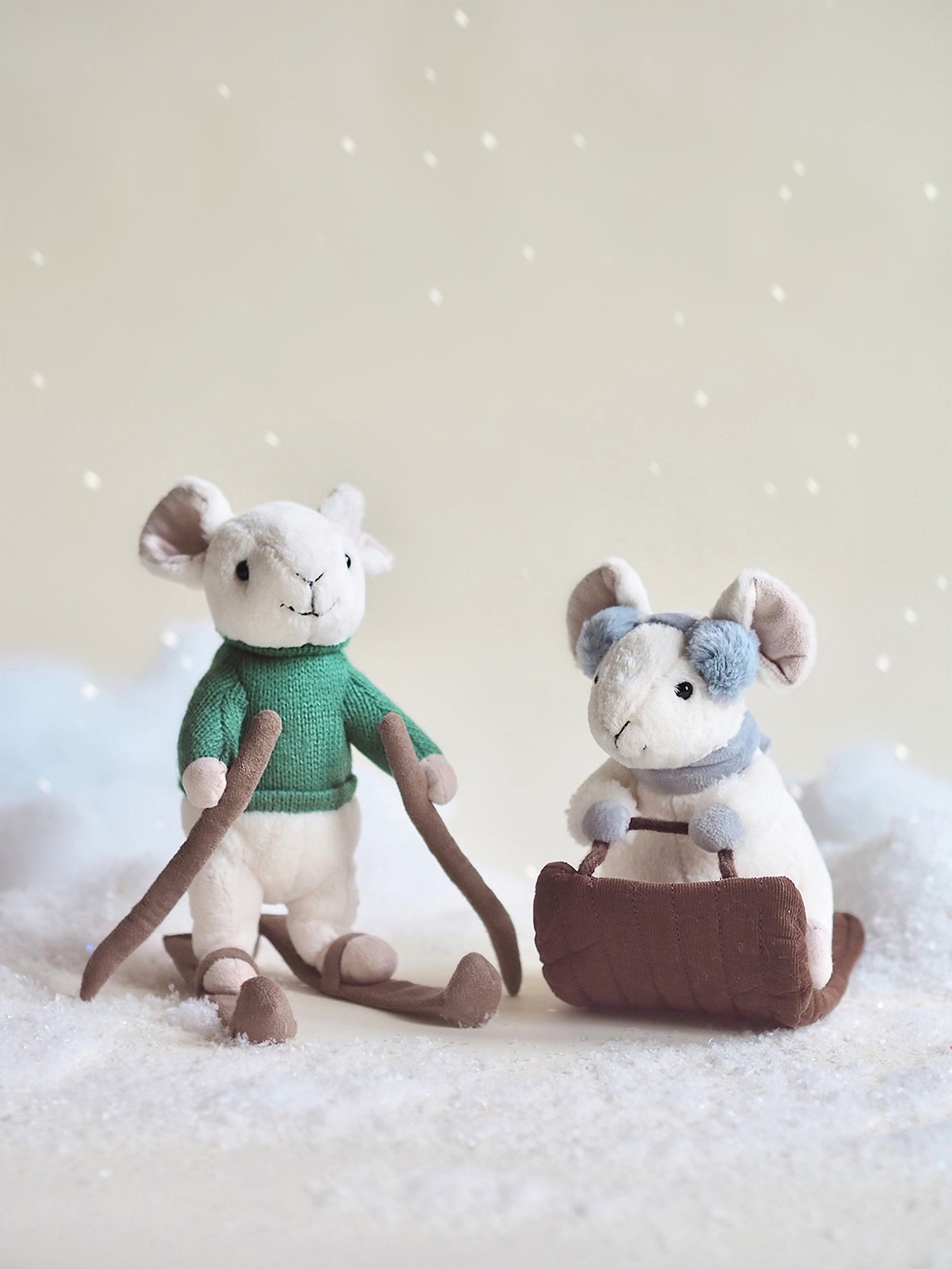 Jellycat Merry Mouse Sleighing