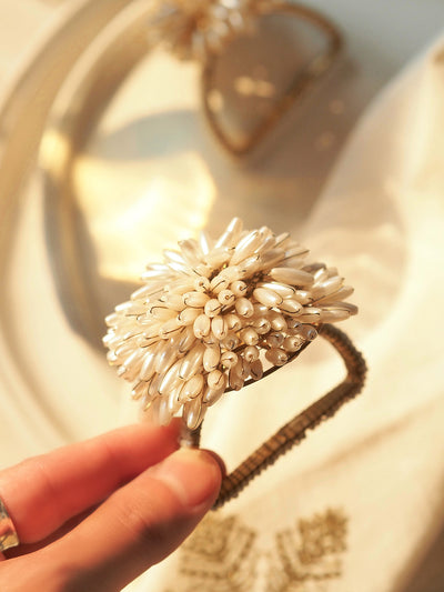 Pearl Cluster Napkin Ring