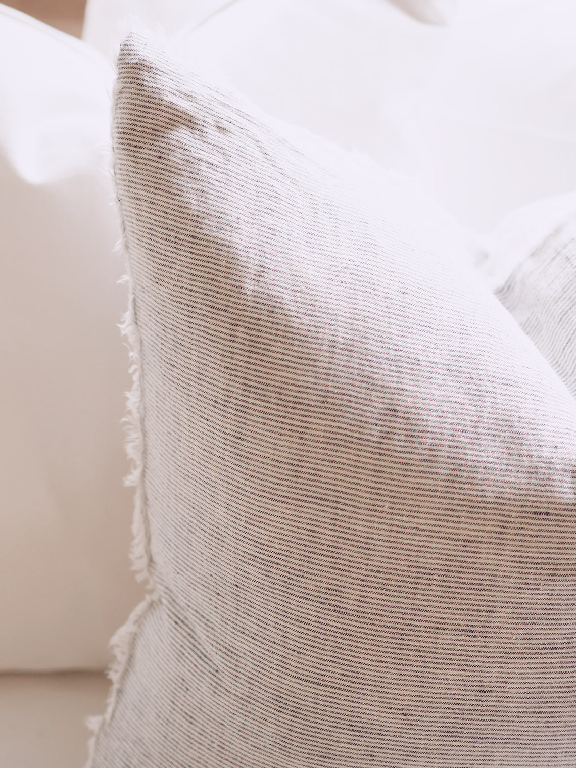 Lina Blue Stripe Pillow | 24x24 - The Cross Decor & Design