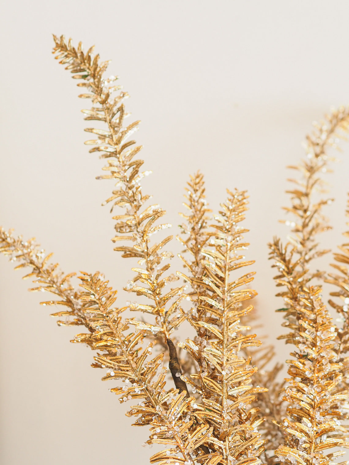 Gold Glitter Pine Stem - The Cross Decor & Design