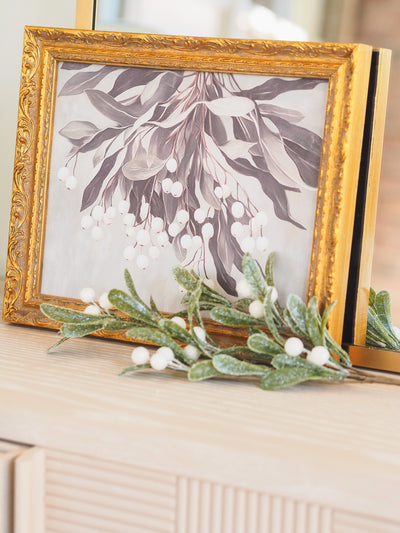 Mistletoe Branch Pick - The Cross Decor & Design