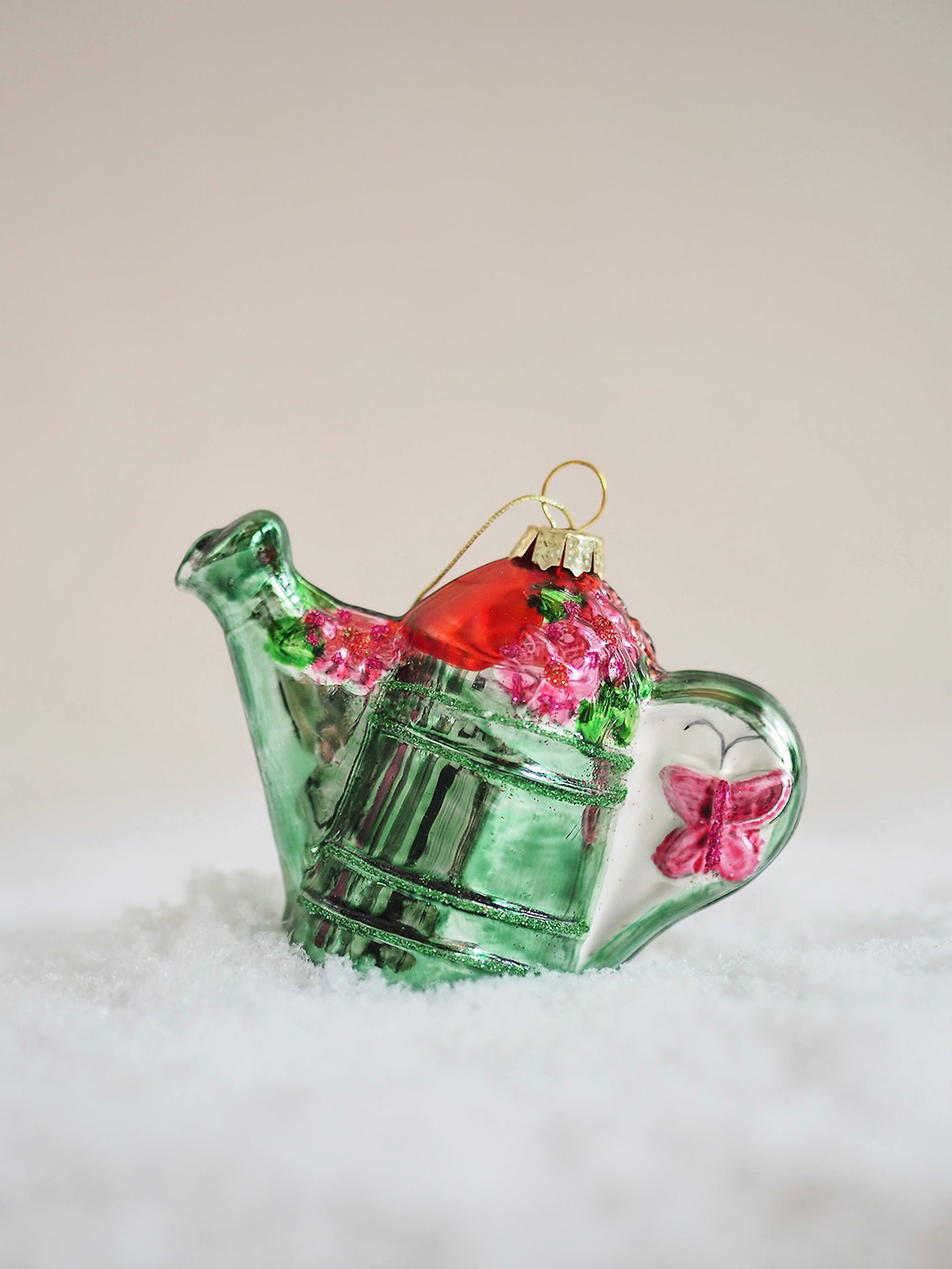 Floral Watering Can Ornament - The Cross Decor & Design