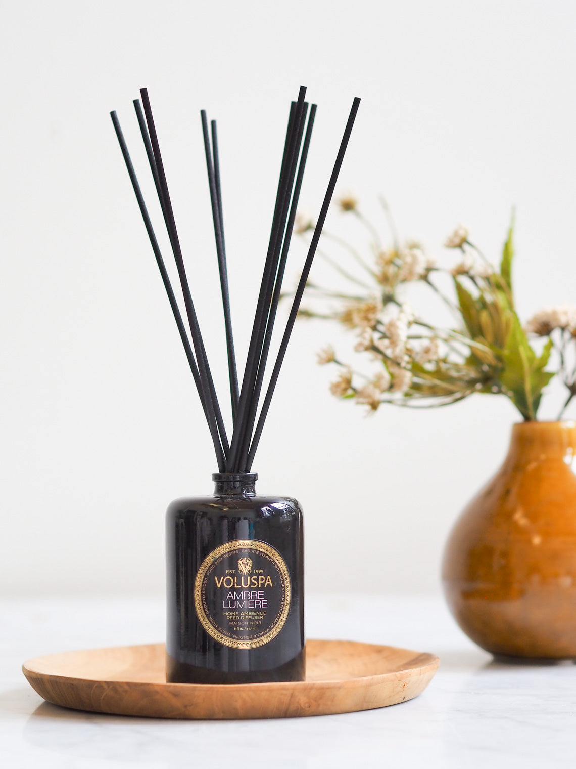 Ambre Lumiere Reed Diffuser - The Cross Decor & Design