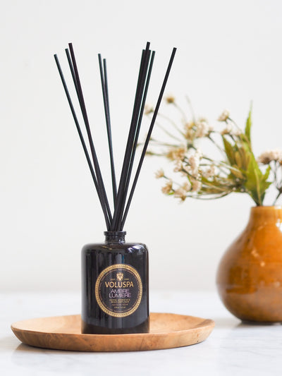 Ambre Lumiere Reed Diffuser - The Cross Decor & Design