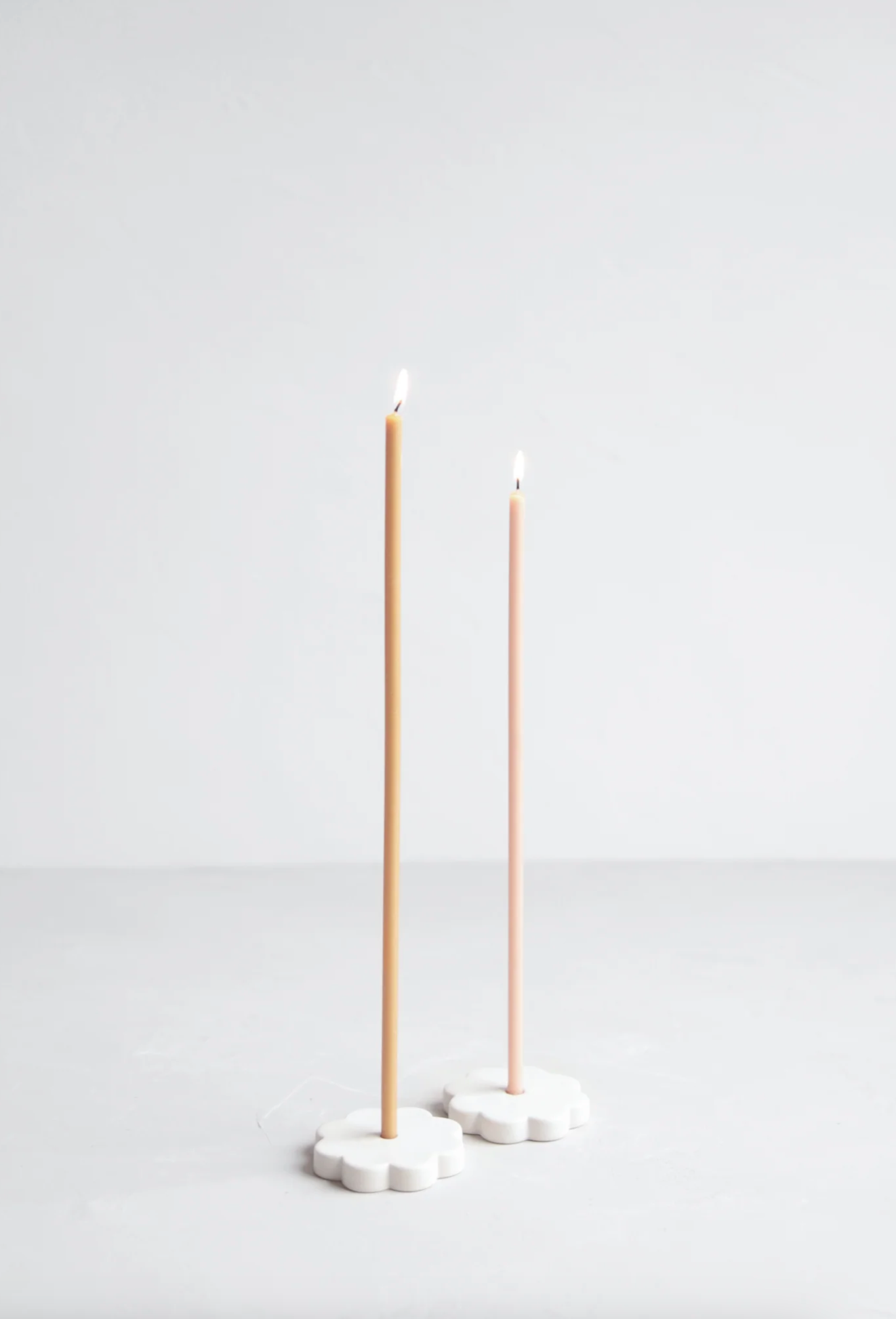 Fleur Long Stem Candle Holder - The Cross Decor & Design