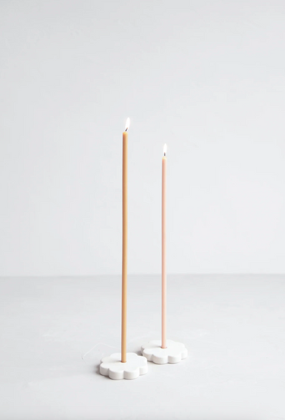 Fleur Long Stem Candle Holder - The Cross Decor & Design