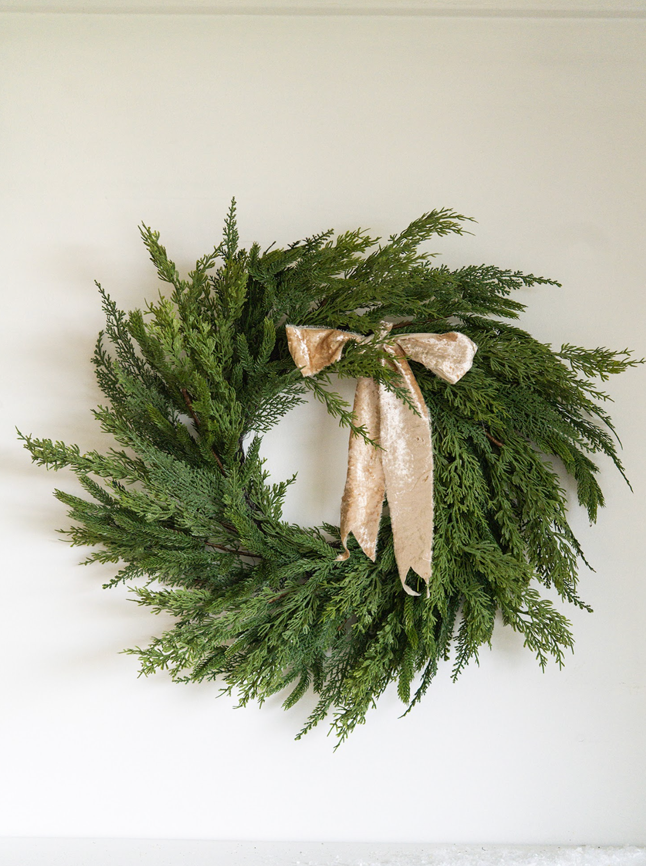 Cypress/Norfolk Wreath - The Cross Decor & Design