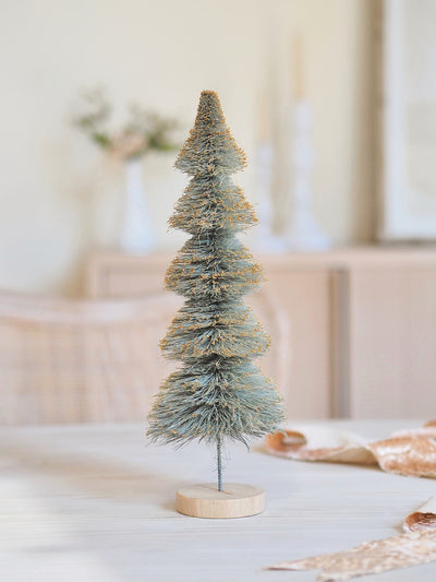 Glitter Mint Bottle Brush Tree - The Cross Decor & Design
