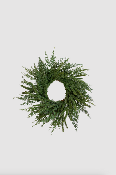 Cypress/Norfolk Wreath - The Cross Decor & Design