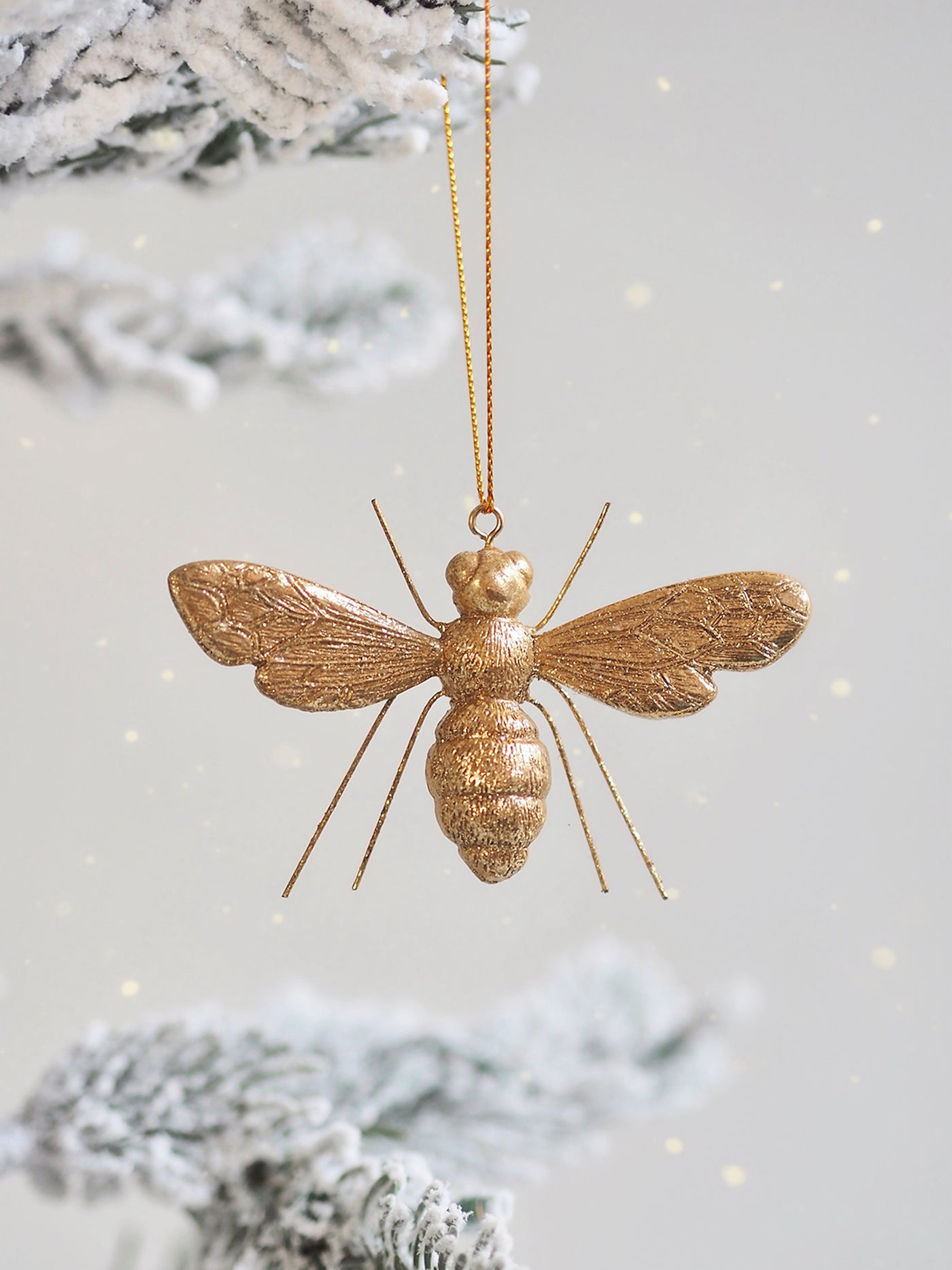 Gold Bee Ornament