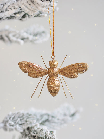 Gold Bee Ornament