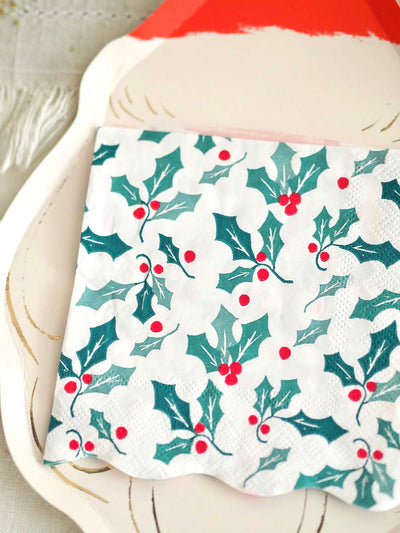 Holly Pattern Napkins