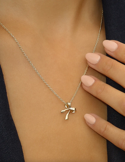 Bow Necklace | Gold - The Cross Decor & Design