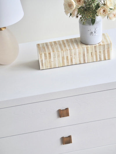 Grace 3 Drawer Nightstand - The Cross Decor & Design