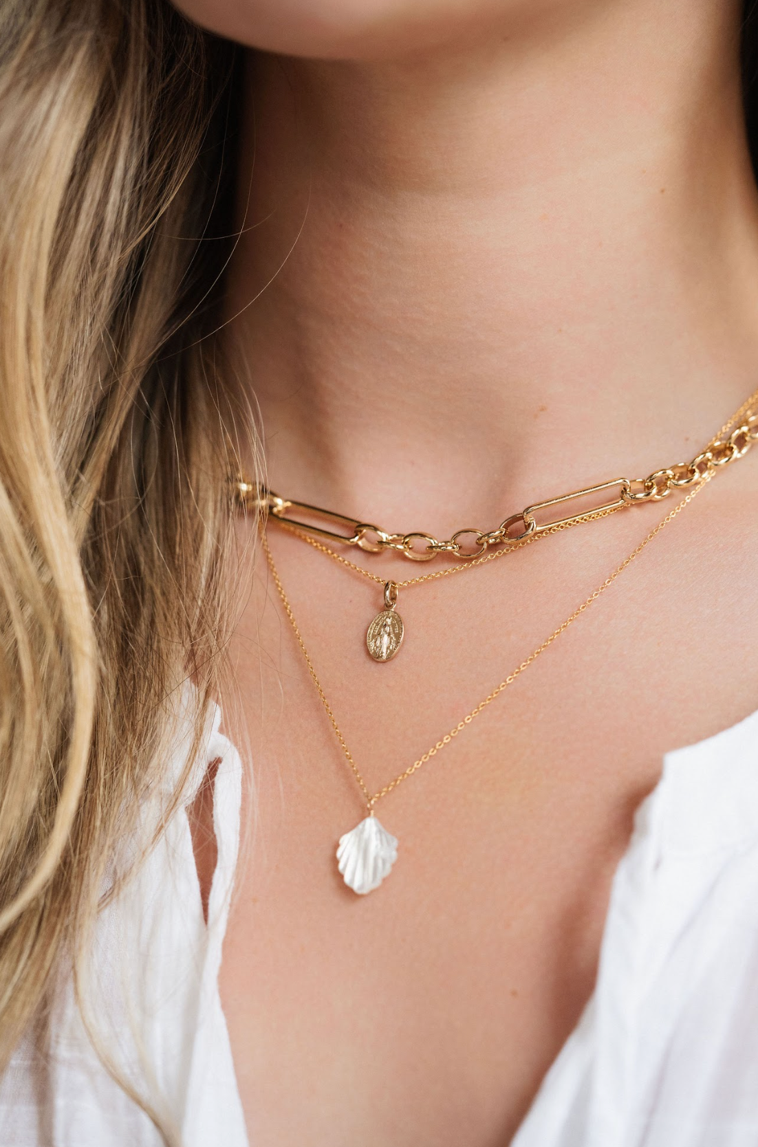 Coquille Necklace - The Cross Decor & Design