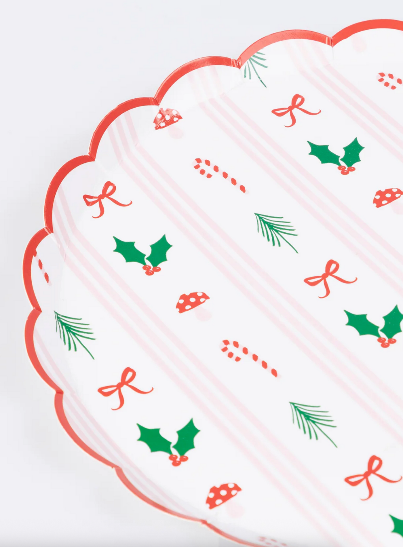 Festive Icon Stripes Side Plates
