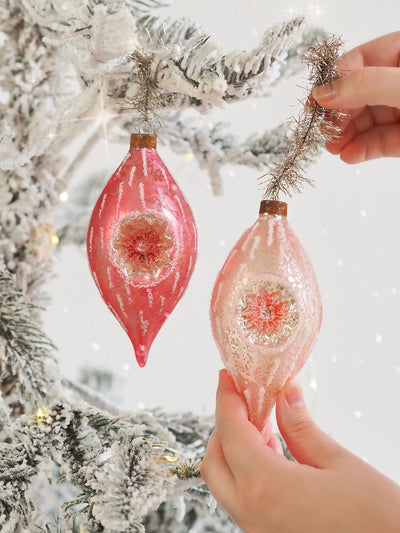 Blush Victorian Finial Ornament