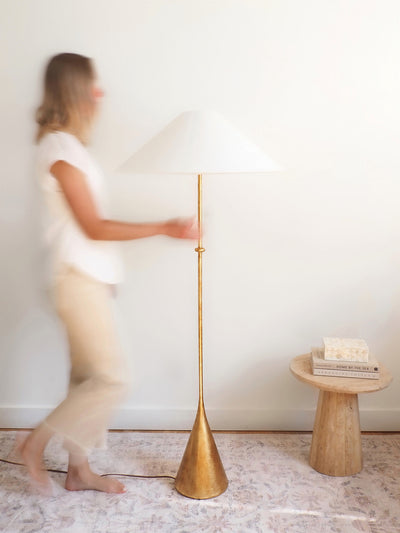 Zealous Gold Floor Lamp - The Cross Decor & Design
