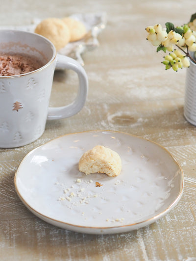 Holiday Trees Dessert Plate