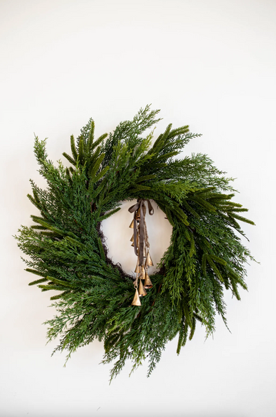 Cypress/Norfolk Wreath - The Cross Decor & Design