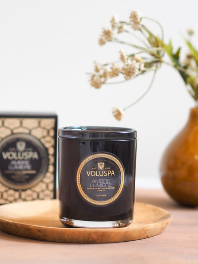 Ambre Lumiere Classic Boxed Candle - The Cross Decor & Design
