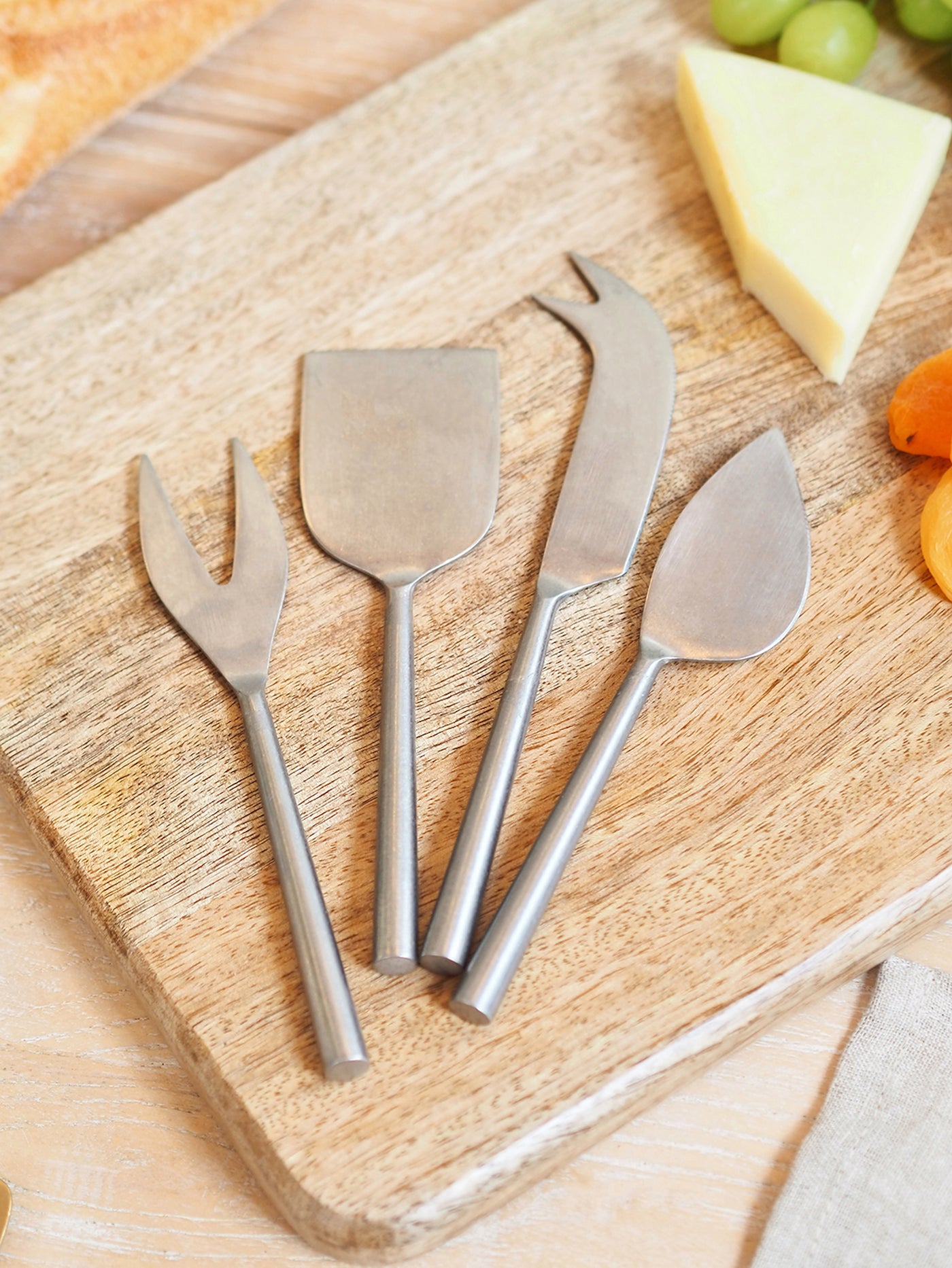 Tides Silver Cheese Knives - The Cross Decor & Design