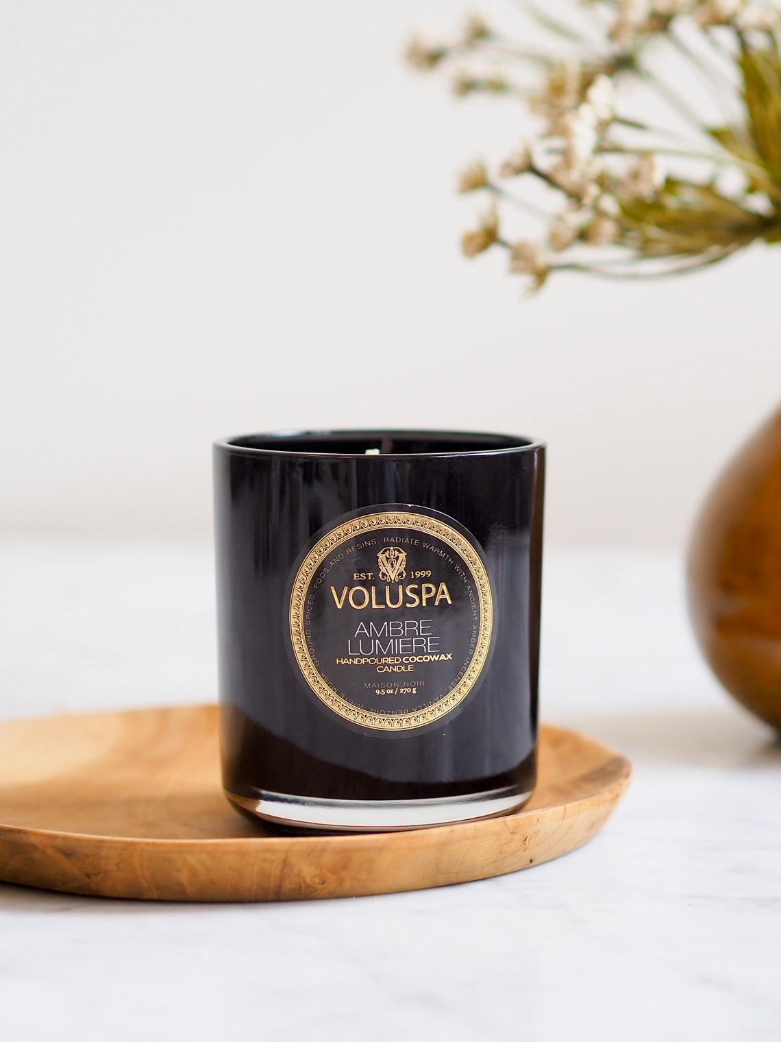 Ambre Lumiere Classic Boxed Candle - The Cross Decor & Design