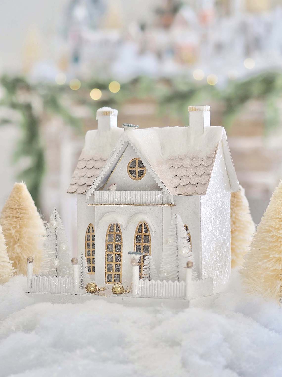 Blush Winter Cottage - The Cross Decor & Design